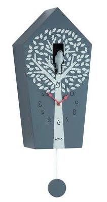 Modern quartz Cuckoo Clock AM W7287 NEW