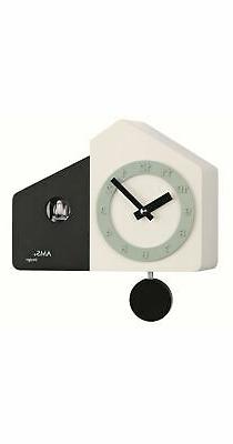 Modern quartz Cuckoo Clock with cuckoo call AM W7397 NEW
