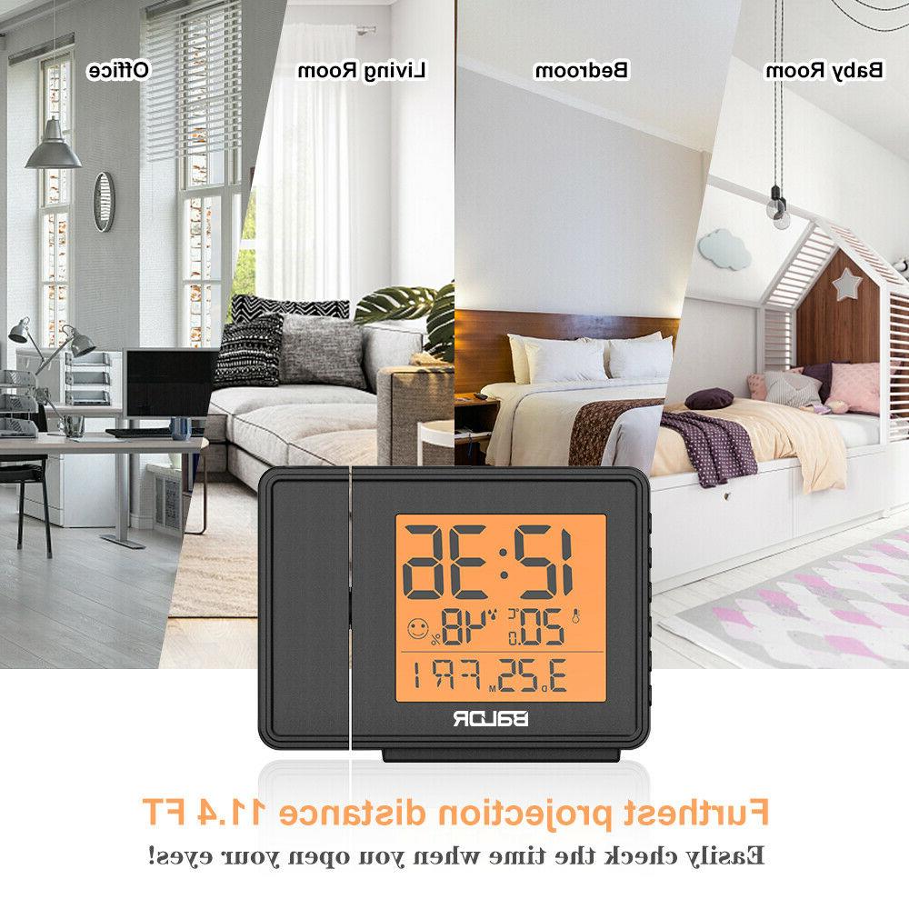 Baldr New Projection Atomic Alarm Clock LCD Projector Displa