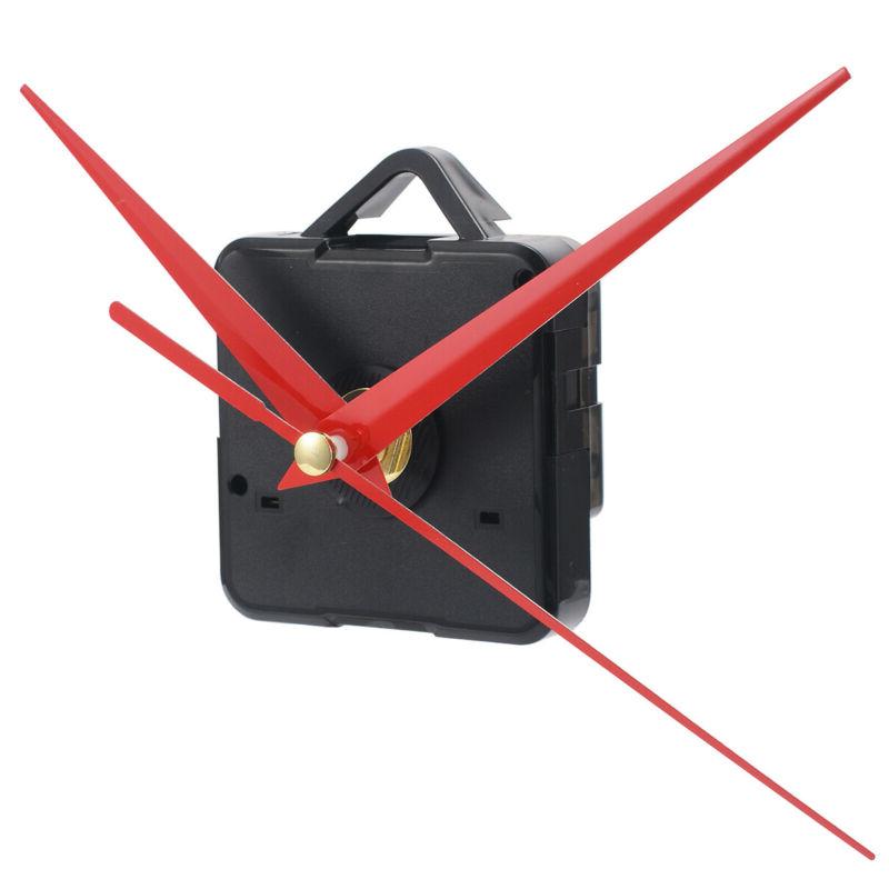 Red Mute Hands Quartz Wall Clock Movement Mechanism Parts DI