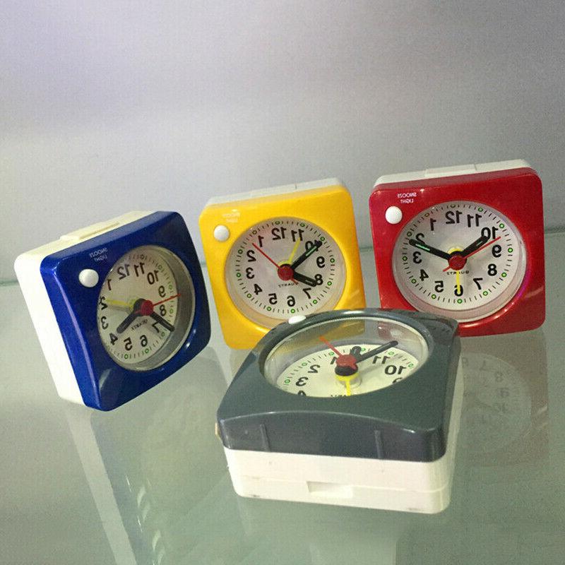 Classic Silent No Ticking Small Alarm Clock for Bedside Tabl