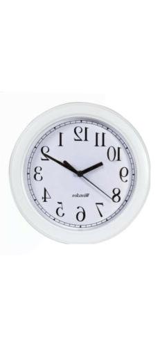 Simplicity 8" Round Wall Clock, White, Westclox, 46994