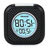 Sharp Vibrating Pillow Alarm Clock - Black