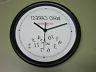 "WHO CARES" I'm retired Wall Clock 10" Black with quartz mov