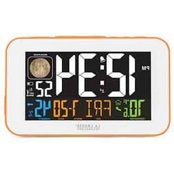 La Crosse Technology 617-1485O LED Color Alarm Clock with US