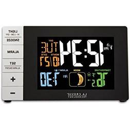 La Crosse Technology Color Alarm Clock with Indoor Temperatu