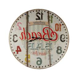Large 23" Tropical Beach House Bar Welcome Clock Pool/Patio/