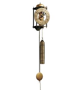 Large Antiqued Brass Vintage Modern Home Decor Analog Round 
