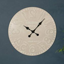 Large rustic wall clock vintage shabby chic home decor acces