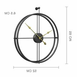 Large Silent Wall Clock 55cm Modern Style Design European St