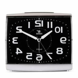 Power Large Size Non Ticking Household Alarm Clock For Bedro
