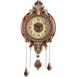LARGE Size Silent Luxury Vintage Royal Metal Artwork Wood Wa