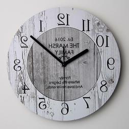 Wooden Design Quartz Kitchen Home Decorations Watches