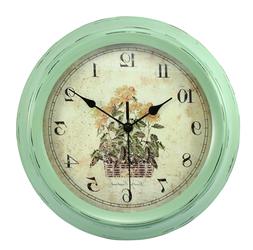 Large wall clock duck egg green for indoor outdoor garden cl