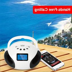 KOCASO LCD Bluetooth Speaker FM Radio Alarm Clock Hands-Free
