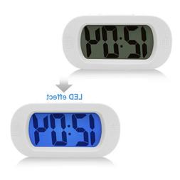 LCD Digital Mini Travel Alarm Clock With LED Night Light Sno