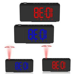 LED Digital Projection Alarm Clock for Bedroom,Ceiling,Kitch