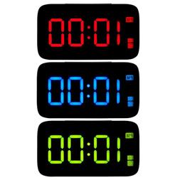 LED Digital Snooze Electronic USB Alarm Clock Night Light fo