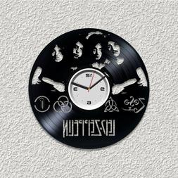 Led Zeppelin Vinyl Wall Art Clock Xmas Gift Rock Band Gift F
