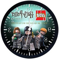 Lego Harry Potter Black Frame Wall Clock Nice For Decor or G