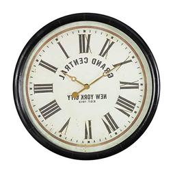 Uttermost Leonor Dark Bronze 30" Round Wall Clock