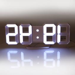 Lily's Home Minimalist LED Clock - Digital Led Desk / Wall C