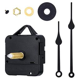 Mudder Long Shaft Clock Movement, 4/5 Inch Maximum Dial Thic