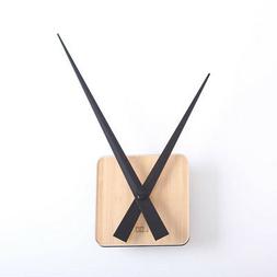 LOO Square Big Large DIY Wall Clock Silent Sweep Quiet Moder