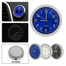 Luminous Car Motorcycle Bike Clock Small Stick-On Panel Mete