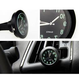 Luminous Quartz Analog Watch Stick-On Clock Fit For Car Boat