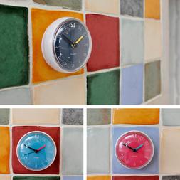 Macaron Waterproof Vivid Clock for Bathroom Kitchen Shower S