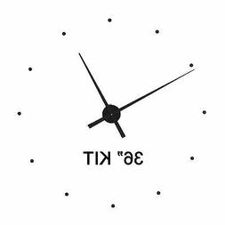 Make Large 36" Wall Clock with 17.5" Hands and silent sweep 