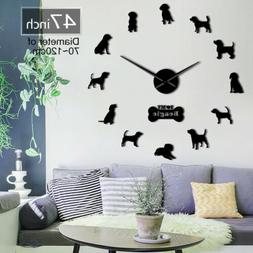 Marshall Beagle Oversized 3D DIY Battery Operated Wall Clock