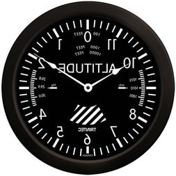 Trintec Massive 14" Aviation Classic Altimeter Wall Clock 90
