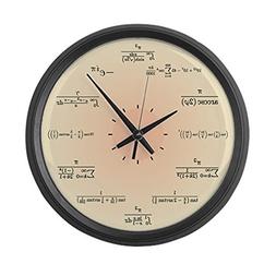 CafePress - Math Clock  - Large 17" Round Wall Clock, Unique