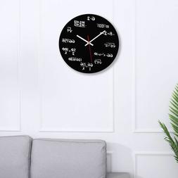 Math Wall Clock Unique Wall Clock Each Hour Marked By a Simp