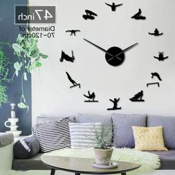 Mens Gynmastics Strong Men Wall Art Large Frameless Wall Clo