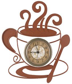 Metal Coffee Clock