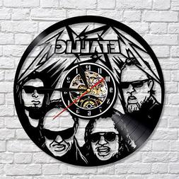 Metallica Vinyl Record Wall Clock Rock Music Gift For Boy Fa