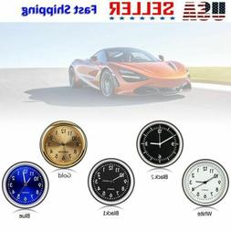 Mini Luminous Quartz Analog Watch Clip / Stick-On Clock For 