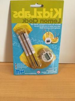 4M Mini Science Kit KidzLabs Lemon Clock. Cool Little  Exper