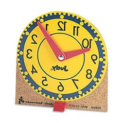 Judy Instructo Mini-Clocks - 4 1/8 x 4 inches - Set of 12