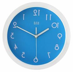 HITO Modern Colorful Silent Non-ticking Wall Clock- 10 Inche
