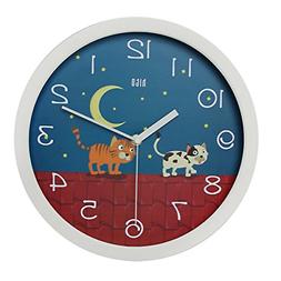 hito Silent Kids Wall Clock Non Ticking 12 inch Excellent Ac