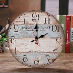 Wood Round Clocks For Bedroom Living Room