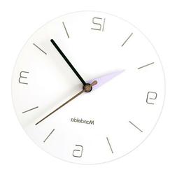 Modern Simple Round Wall Clock Silent Quartz Clock for Home 
