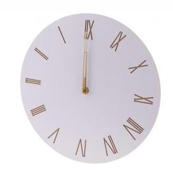 Modern Wooden Wall Clock for Home Kitchen Bedroom Classroom 