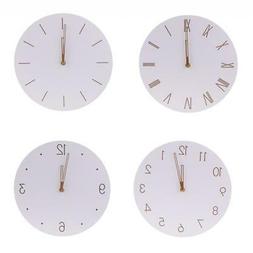 Modern Wooden Wall Clock for Home Kitchen Bedroom Classroom 
