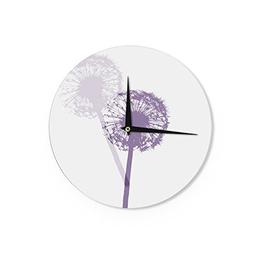 Kess InHouse Monika Strigel Dandelion Purple Flower Wall Clo