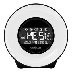 LA Crosse Technology Mood Light Alarm Clock with Nature Soun